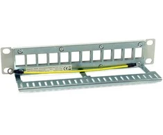 Equip Patchpanel 12x Cat6A 10 FTP 1HE Keystone Montage ws