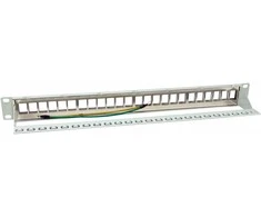 „Equip“ komutacinis skydelis 24x Cat6A 19 FTP 1HE „Keystone Montage“ ws
