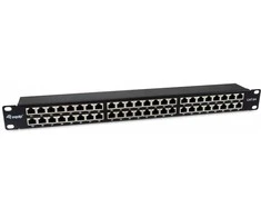 Equip Patchpanel 48x RJ45 Cat6A 19 FTP 1HE Premium juodas