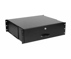 Equip Equip stalčius 19" serverių spintelėms 3U, rakinamas juodas