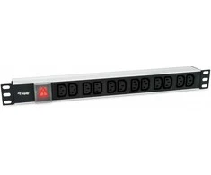 Equip Steckdosenleiste 19(1HE)12fach mit Schuko + Schalt A