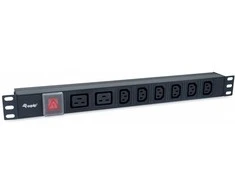 Equip Steckdosenleiste 19(1HE)8fach IEC C20 1.8m Alu. Sch