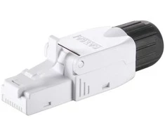 Equip 121162 wtyczka RJ-45 juoda, balta