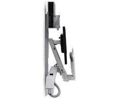 Laikiklis Ergotron Deutschland Ergotron 45-273-216 StyleView® Sėdėjimo-Stand Combo baltas, skirtas LCD iki 61cm 24 colių klaviatūrai maks. 13,2kg