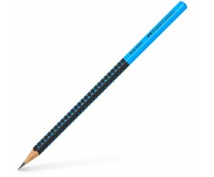 Faber-Castell FABER-CASTELL Bleistift Grip 2001 Two Tone sw/blau 12er