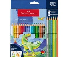 Faber-Castell – CP Color Grip dinozauras 18+6 (201546)