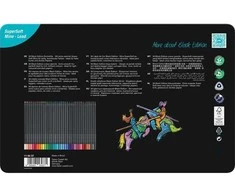 Spalvoti pieštukai Faber-Castell Juodas Edition, 36 pastelinių spalvų, metalinėje dėžutėje