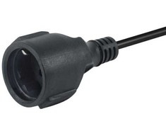 Equip Equip Stromkabel CEE 7/7->CEE 7/3 St/Bu juodas 1.80m