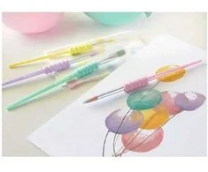 Teptukų rinkinys Faber-Castell soft touch, 4vnt, (nr.4,8,10,12)