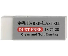 Trintukas Faber-Castell Dust Free, 62x21x12mm ,baltos spalvos