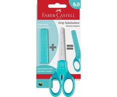 Faber-Castell FABER-CASTELL Schulschere Grip türkis