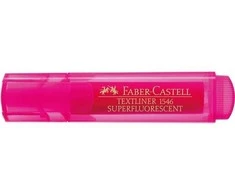 Teksto žymeklis Faber-Castell Superfluorecent, rožinis