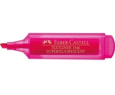 Teksto žymeklis Faber-Castell Superfluorecent, rožinis