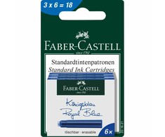 Faber-Castell 201621 tušinuko pildymas Mėlyna 18 vnt.