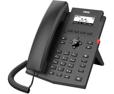 Telefonas Fanvil Fanvil X301G VoIP telefonas juodas 2 eilučių LCD