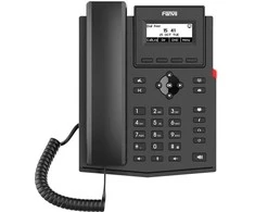Telefonas Fanvil Fanvil X301W telefon VoIP Juodas 2 linii LCD Wi-Fi