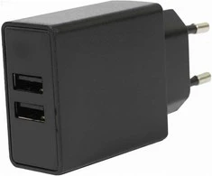 Flepo įkroviklis USB 2-fach 100V/240V-3A
