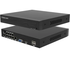 FOSCAM FN9108E-B4-2T Überwachungskameraset 4 Kameras mit Recorder Juodas