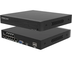 Foscam Fn9108E-T4-2T juodas LAN IP stebėjimo rinkinys, 8 kanalų, 4 kameros, 3840x2160 pikselių
