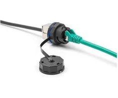 für Delock RJ45 Einbaubuchsen 67047 und 67048 IP68 staub- und wasserdicht juodas