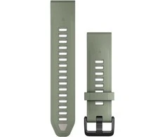 Garmin QuickFit 20mm Silikoninės laikrodžių apyrankės, Willow/Fog Gray