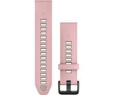 Garmin QuickFit 20mm Silikoninės laikrodžių apyrankės, Šviesiai rožinė/šviesiai pilka