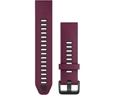 Garmin QuickFit 20mm Silikoninės laikrodžių apyrankės, Merlot/Graphite