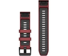 Garmin QuickFit® 22 laikrodžių apyrankės, Marsala / grafito silikonas