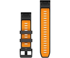 Garmin QuickFit® 22 Watch Bands, Graphite/Spark Oranžinis Silicone