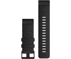 Išmaniojo laikrodžio Garmin greitai atsegamas, nailoninis dirželis, Juodos spalvos, 26mm