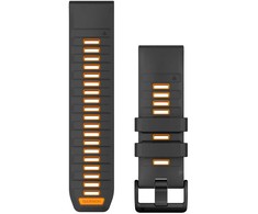 Garmin QuickFit® 26 Watch Bands, Graphite/Spark Oranžinis Silicone
