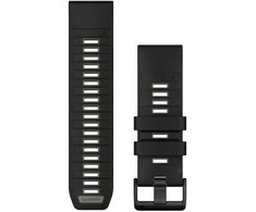 Garmin QuickFit 26mm Silikoninės laikrodžių apyrankės, Juoda/Pilka