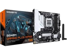 Pagrindinė plokštė GIGABYTE B840M GAMING PLUS WIFI6E AMD B840 Lizdas AM5 micro ATX