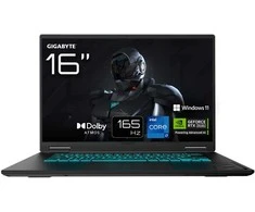 Gaming Nešiojamas kompiuteris GIGABYTE Gaming A16 CWHI3DEC94SH Juodas Steel, Intel Core i7-13620H, NVIDIA GeForce RTX 5070, QWERTZ