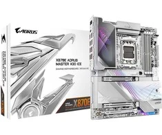 Pagrindinė plokštė Gigabyte X870E AORUS MASTER X ICE (X870,AM5,ATX,DDR5)