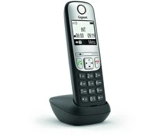 GIGASET A690HX juodas 5,1 cm 2 colių juodai baltas grafinis ekranas Laisvų rankų telefonų knyga DECT bazinėms stotims ir maršrutizatoriams