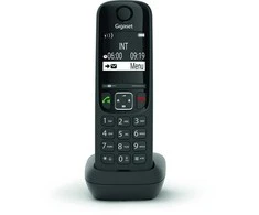 Gigaset Gigaset AS690HX fiksuotojo ryšio telefonas Analoginis/DECT telefonas Skambintojo vardas ir identifikavimas Juoda