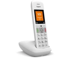 Gigaset Gigaset E390 fiksuotojo ryšio telefonas Analoginis / DECT telefonas Skambintojo vardas ir identifikavimas Balta