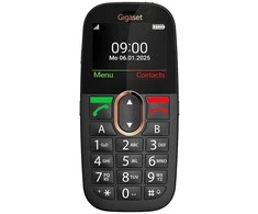 Gigaset GL695 5,87 cm (2.31") 113 g Juodas Telefonas dla seniora