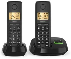 Gigaset PURE 100A Duo - Telefonas belaidis - automatinė sekretarka su skambintojo ID - ECO DECT/GAP - + Papildomas ragelis