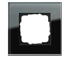 GIRA Esprit Glas - Juodas - Screwless - 95 mm - 95 mm - 9.85 mm - 1 pc(s)