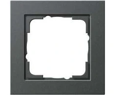 GIRA E2 - Anthracite - Thermoplastic - Screwless - 80.8 mm - 80.8 mm - 9.3 mm