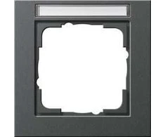 GIRA E2 - Anthracite - Thermoplastic - Screwless - 80.8 mm - 80.8 mm - 9.3 mm