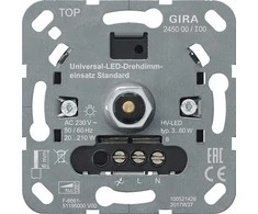 GIRA 245000 Uni-LED-Drehdimmeins. Standard Einsatz