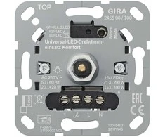 GIRA 245500 Uni-LED-Drehdimmeins. Komfort Einsatz