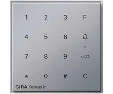 GIRA 260565 Keyless In Codetastatur TX44 (WG UP) Farbe alu