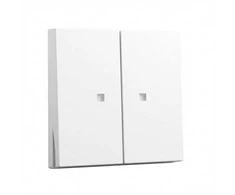GIRA 363103 Wippe 2f Kontrollf. System 55 Reinweiß