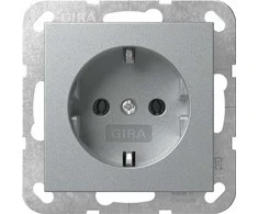 GIRA 418826 SCHUKO System 55 F Alu