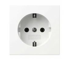 GIRA 418870 SCHUKO-Steckd. Flächenschalter Reinweiß
