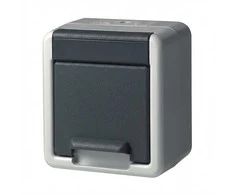 GIRA Steckdose SCHUKO 444030 KD WG AP gr
